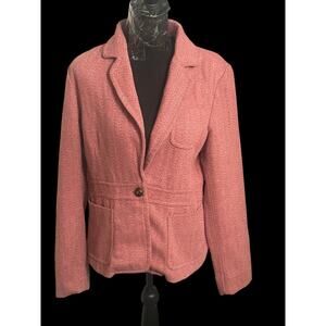 Bitten by Sarah Jessica Parker Jacket Collared Button Pockets Lined Size Large